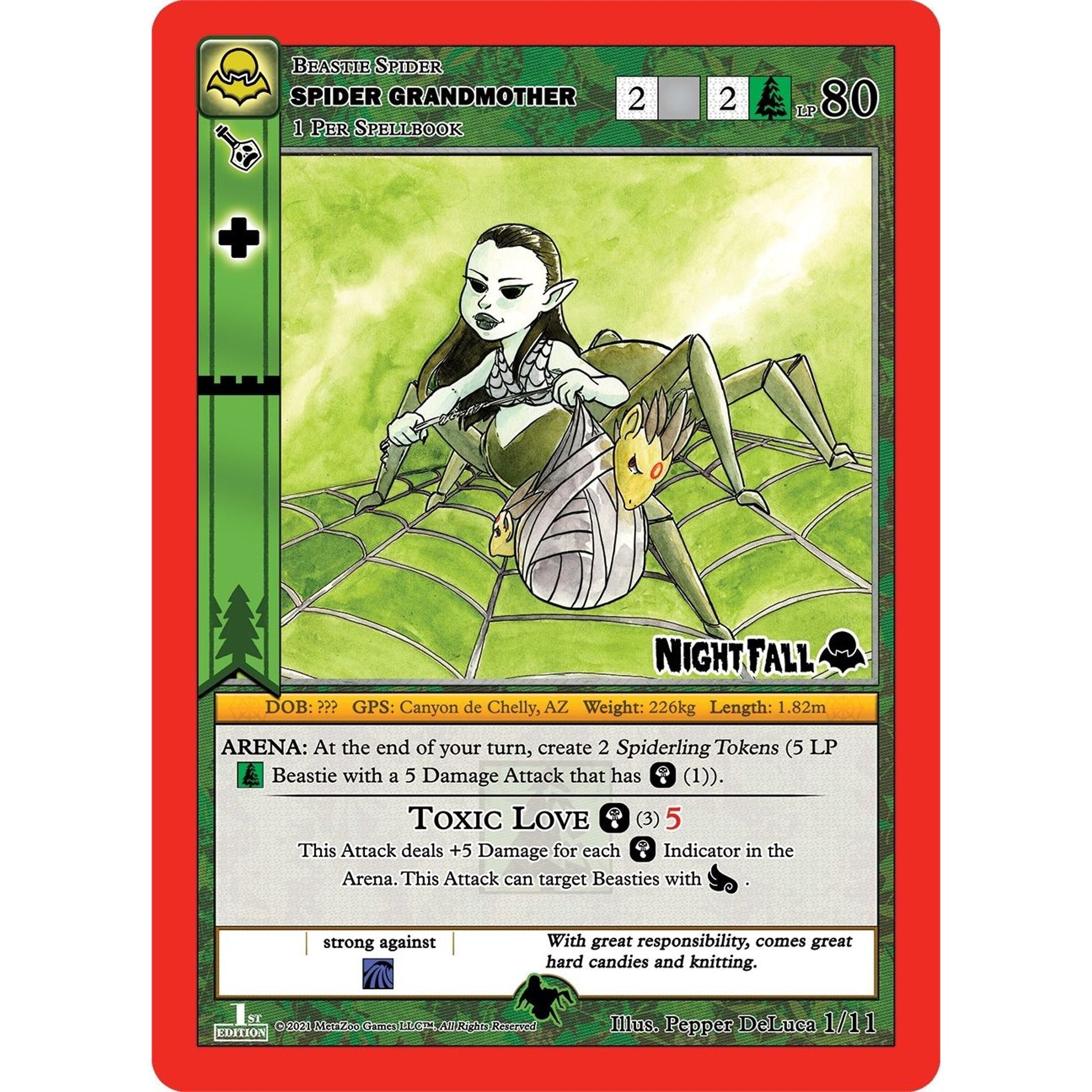 Image for Spider Grandmother (1/11) (NFFE-RE) - MetaZoo