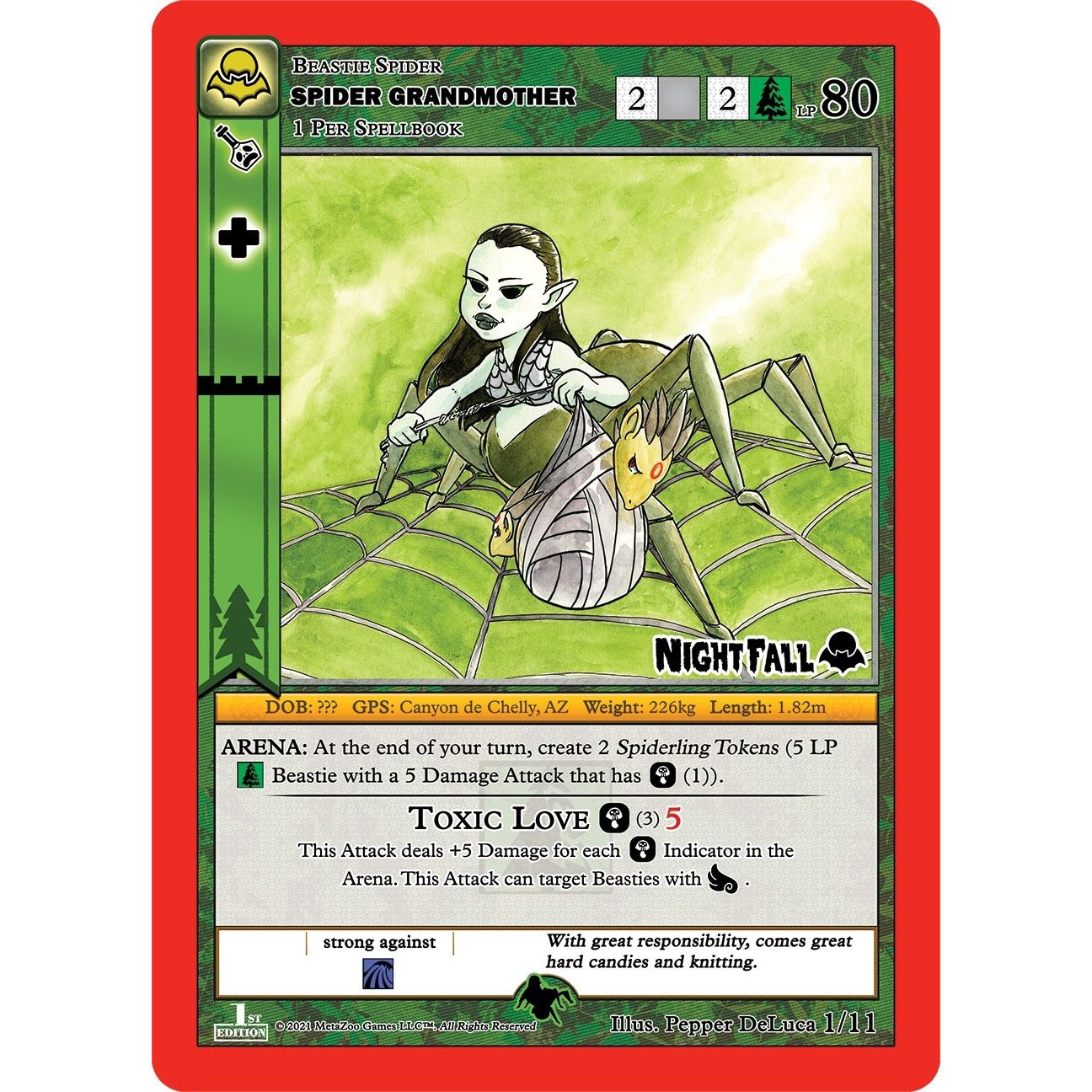 Image for Spider Grandmother (1/11) (NFFE-RE) - MetaZoo