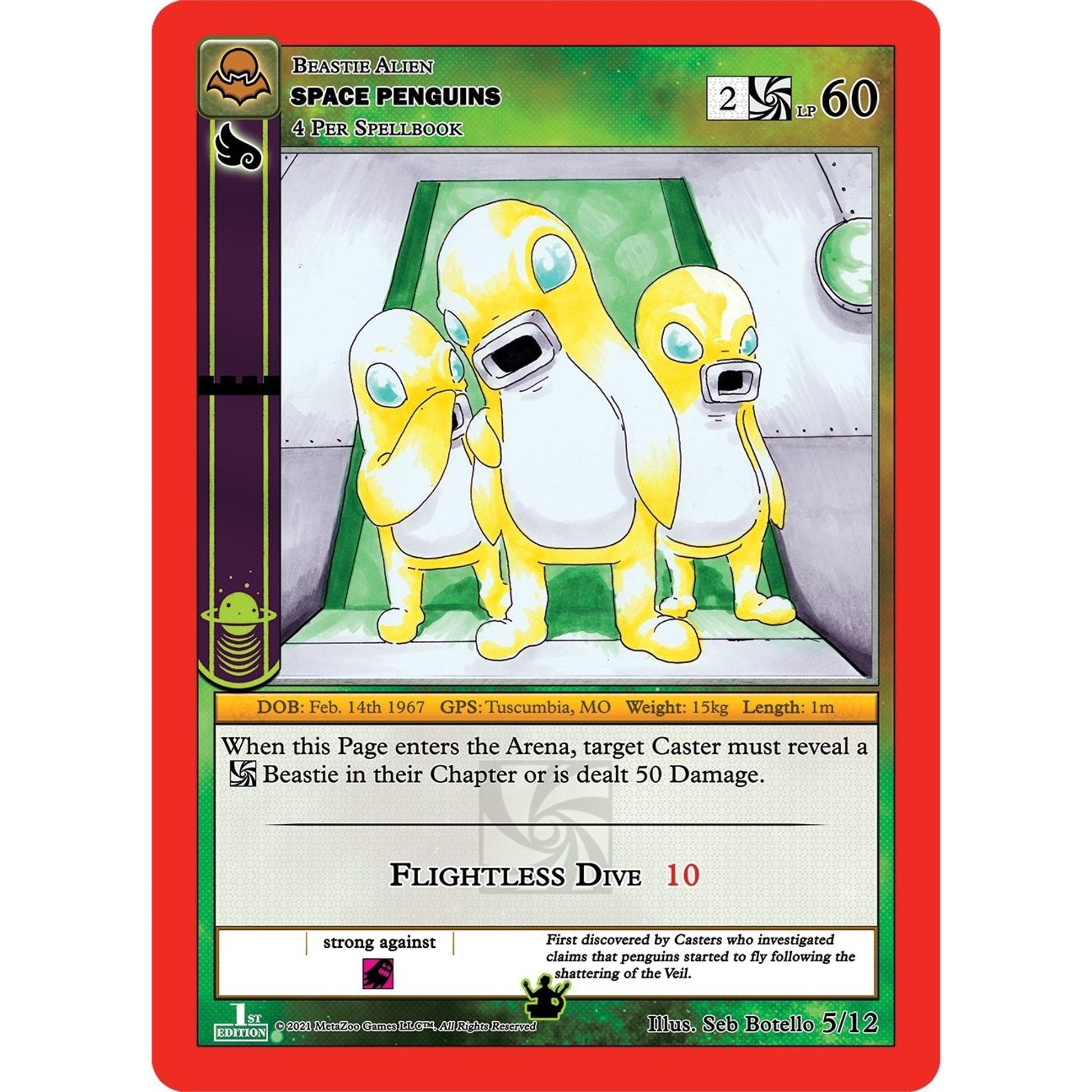 Image for Space Penguins (5/12) (NFFE-TD) - MetaZoo