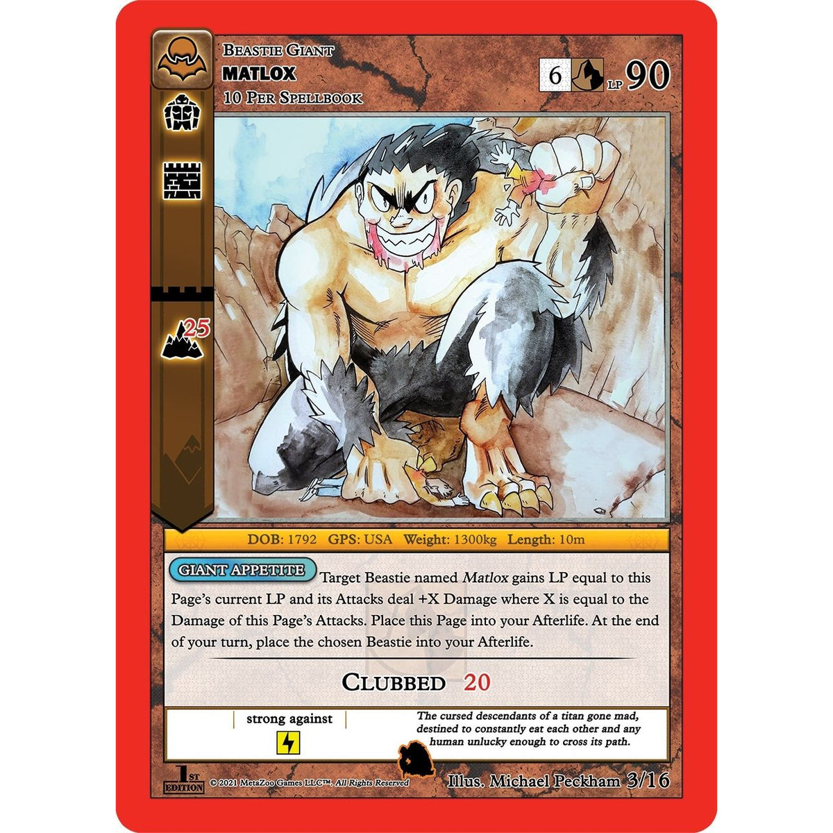 Image for Matlox (3/16) (NFFE-TD) - MetaZoo