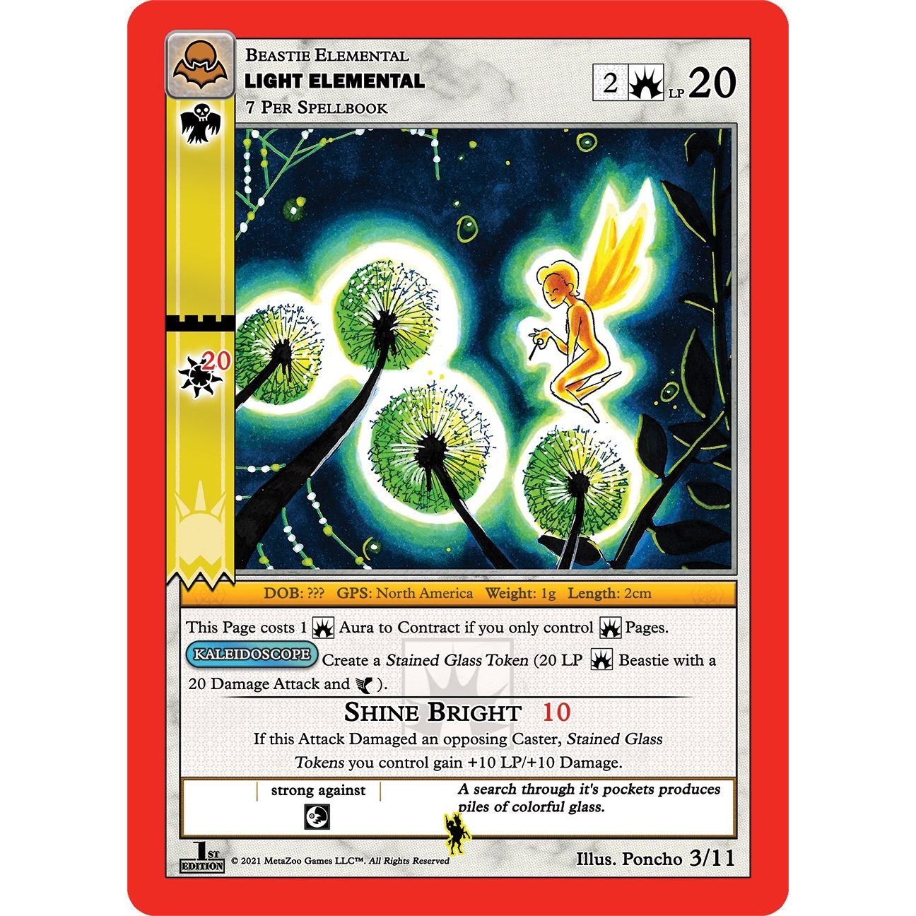 Image for Light Elemental (3/11) (NFFE-TD) - MetaZoo