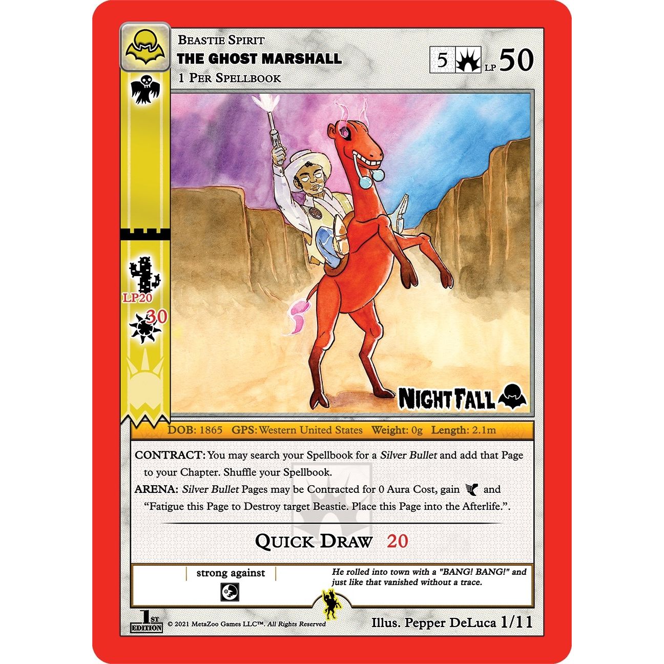 Image for The Ghost Marshall (1/11) (NFFE-TD) - MetaZoo