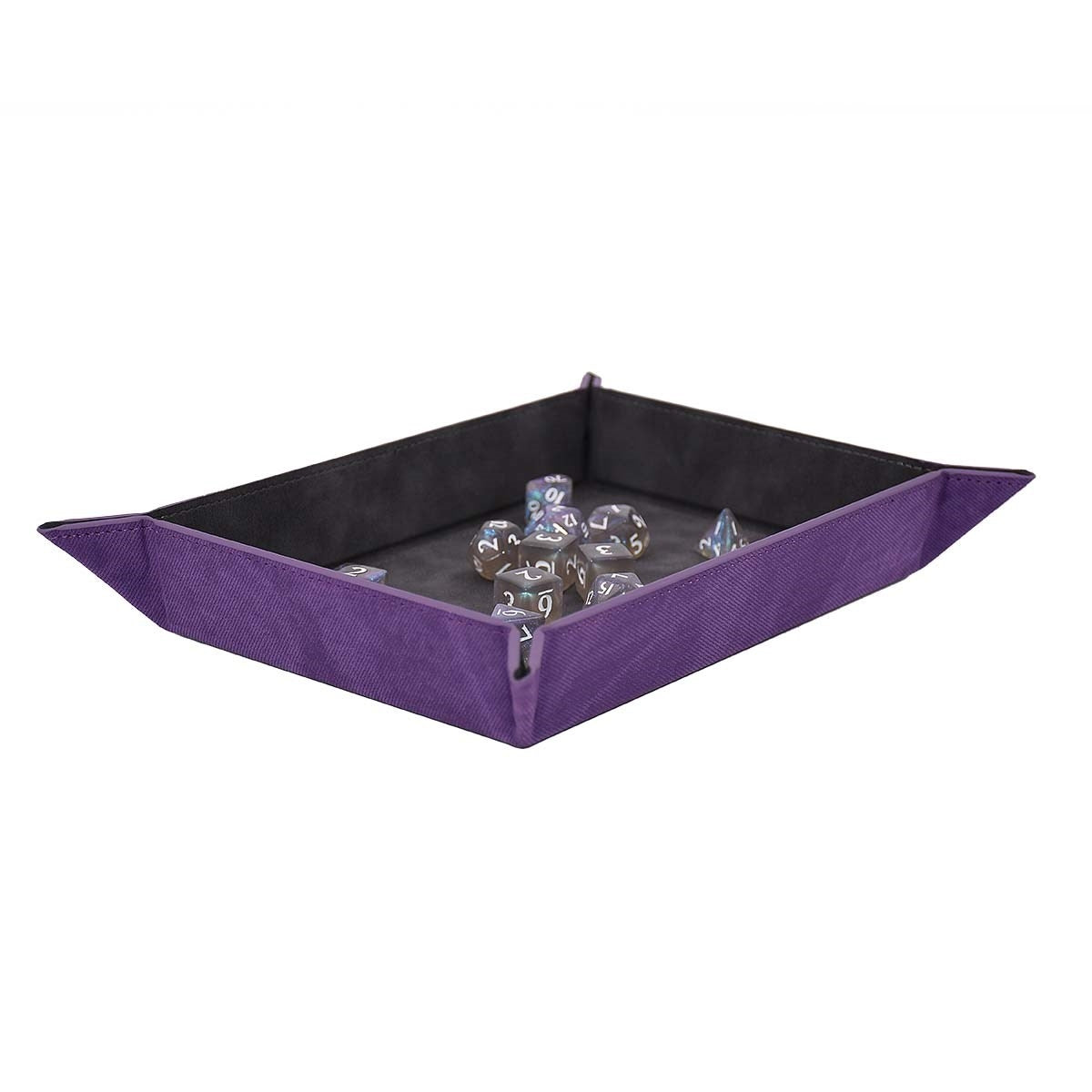 Image for Ultra Pro: Foldable Dice Rolling Tray - Amethyst - Collectible Storage