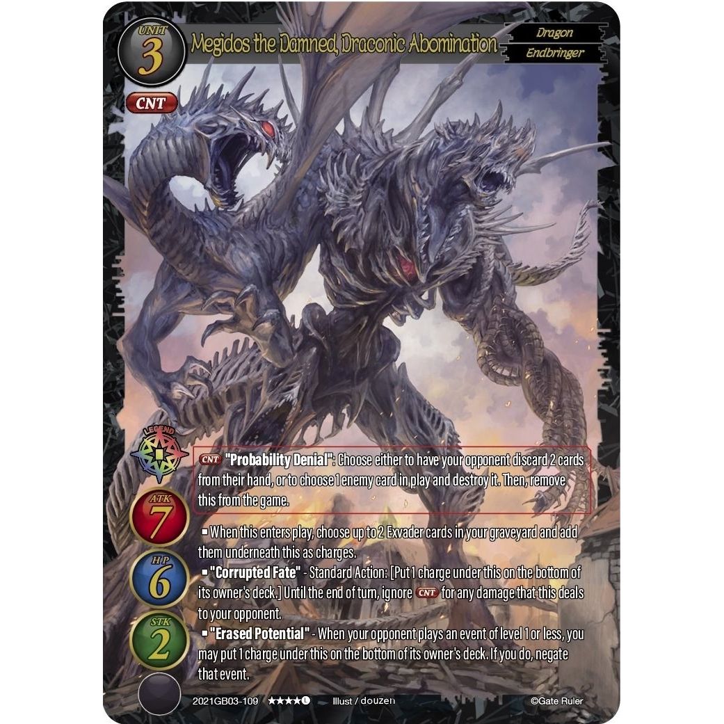 Image for Megidos the Damned, Draconic Abomination (2021GB03-109) (GB03) - Gate Ruler