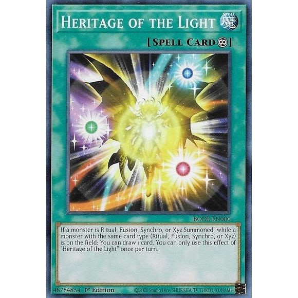 Image for Heritage of the Light (BODE-EN000) (BODE) - YuGiOh