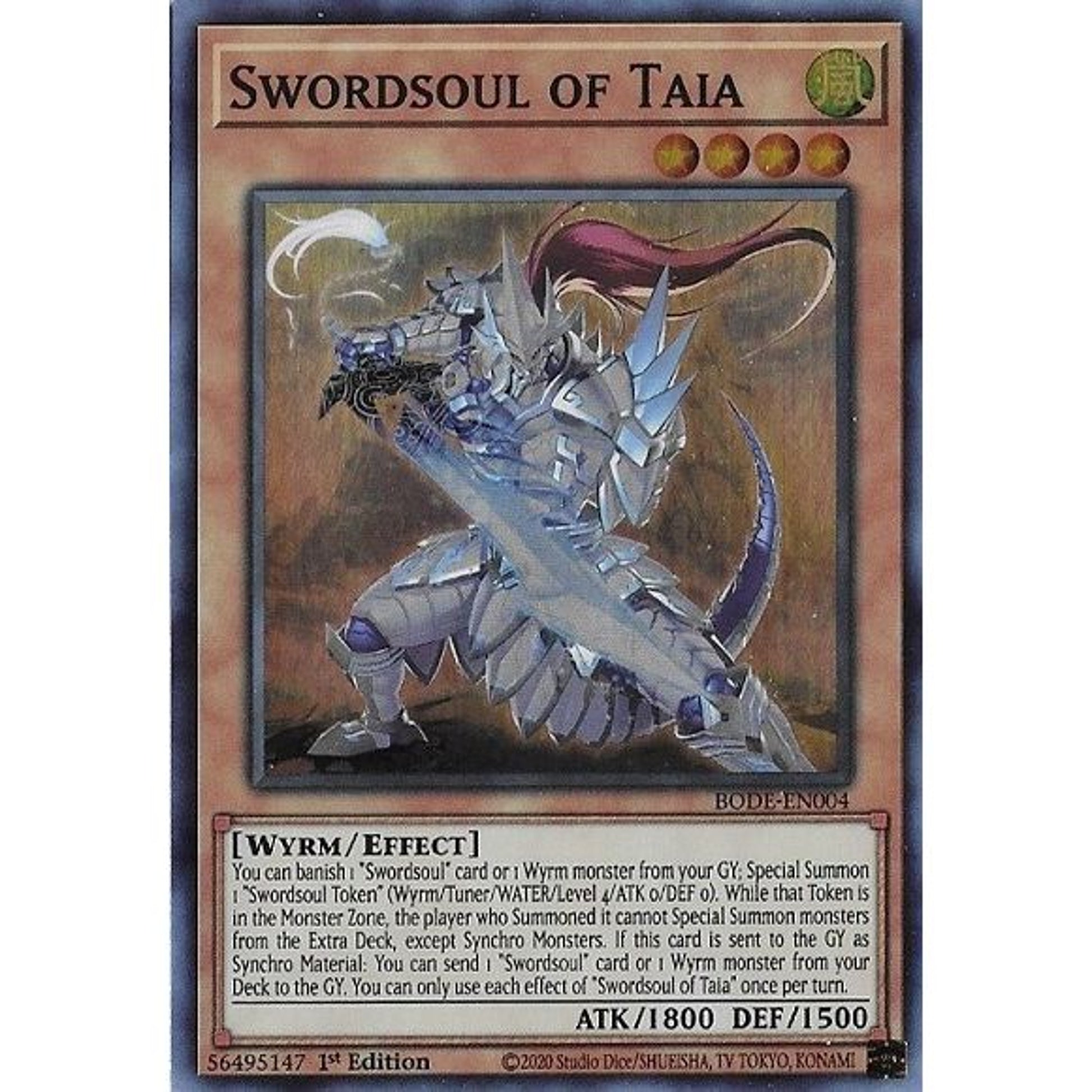 Image for Swordsoul of Taia (BODE-EN004) (BODE) - YuGiOh