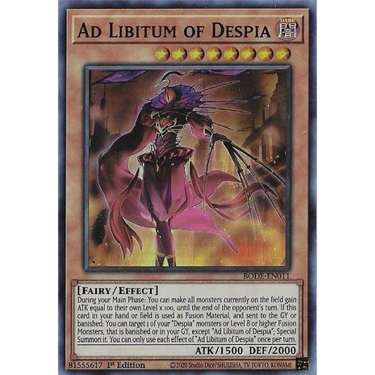 Image for Ad Libitum of Despia (BODE-EN011) (BODE) - YuGiOh