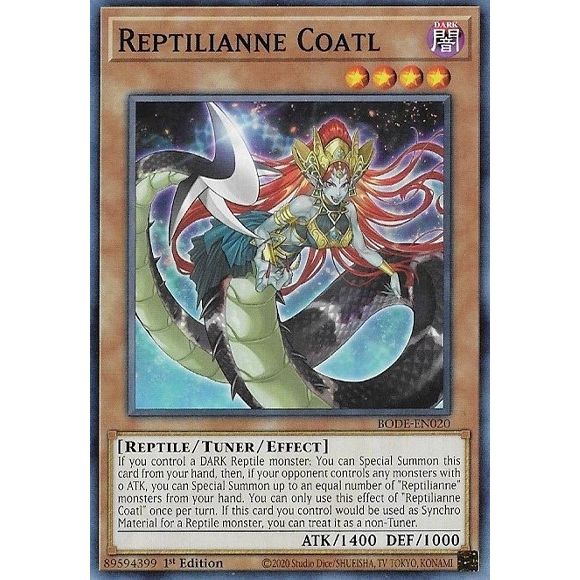 Image for Reptilianne Coatl (BODE-EN020) (BODE) - YuGiOh