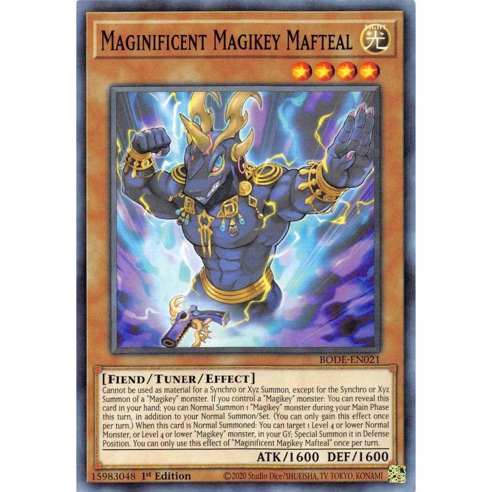Image for Maginificent Magikey Mafteal (BODE-EN021) (BODE) - YuGiOh