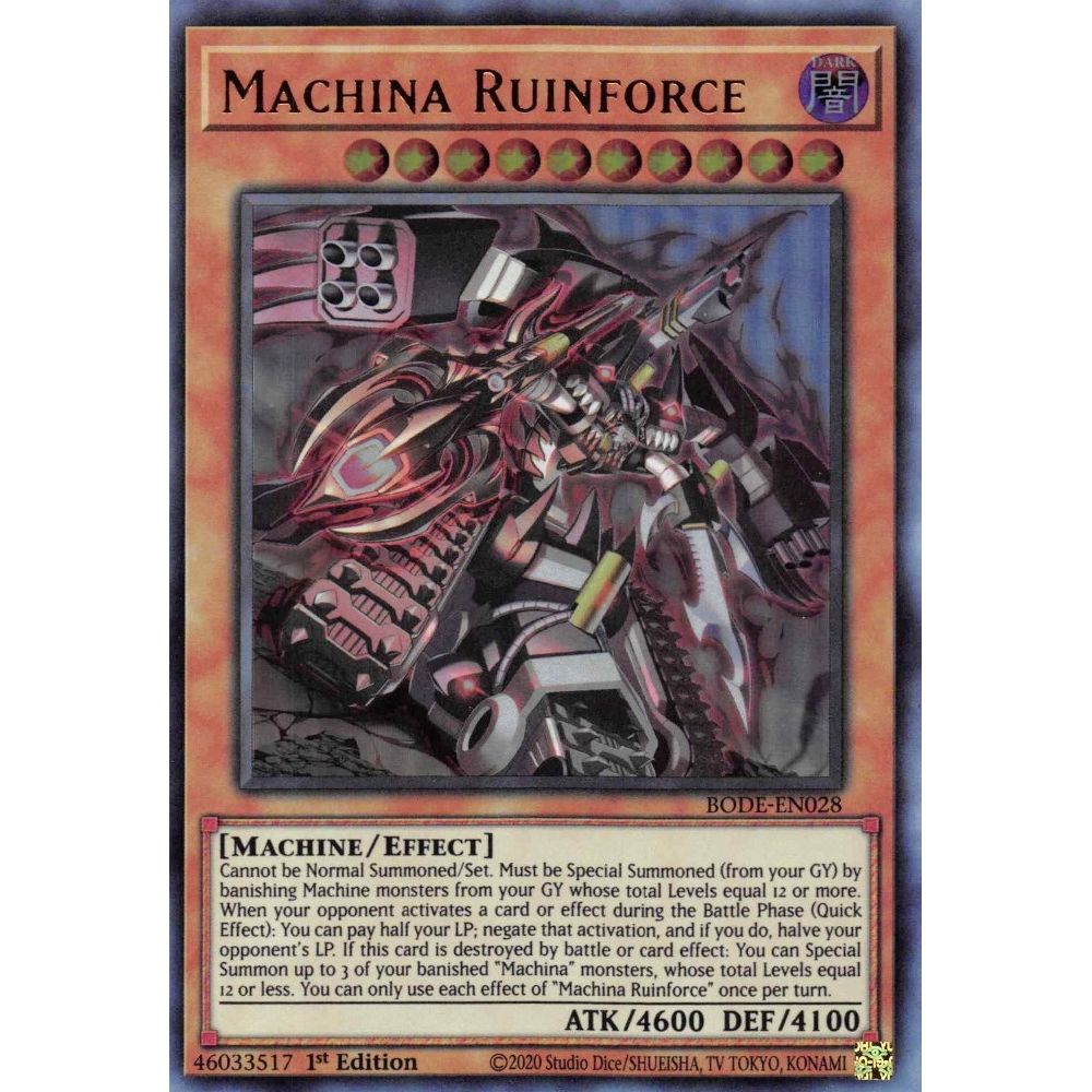 Image for Machina Ruinforce (BODE-EN028) (BODE) - YuGiOh