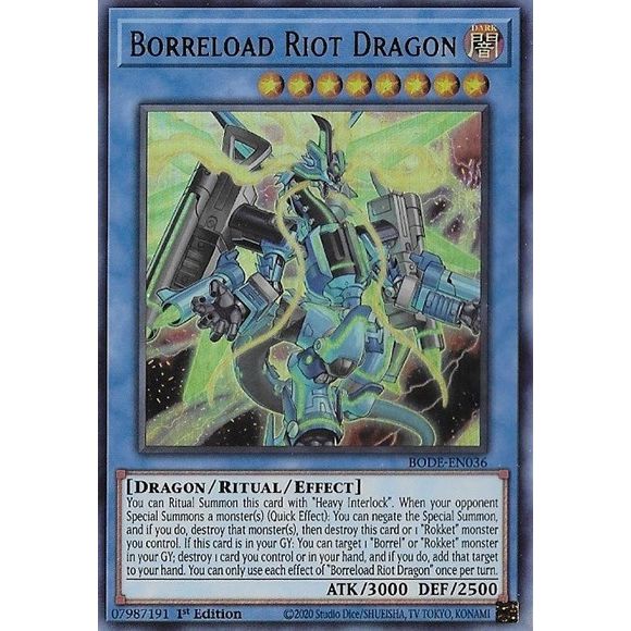 Image for Borreload Riot Dragon (BODE-EN036) (BODE) - YuGiOh