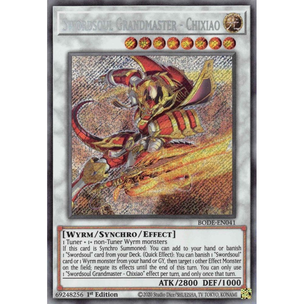Image for Swordsoul Grandmaster - Chixiao (BODE-EN041) (BODE) - YuGiOh