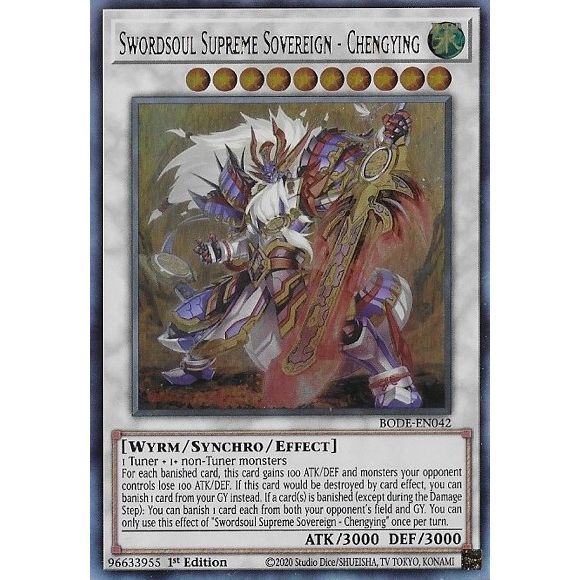 Image for Swordsoul Supreme Sovereign - Chengying (BODE-EN042) (BODE) - YuGiOh