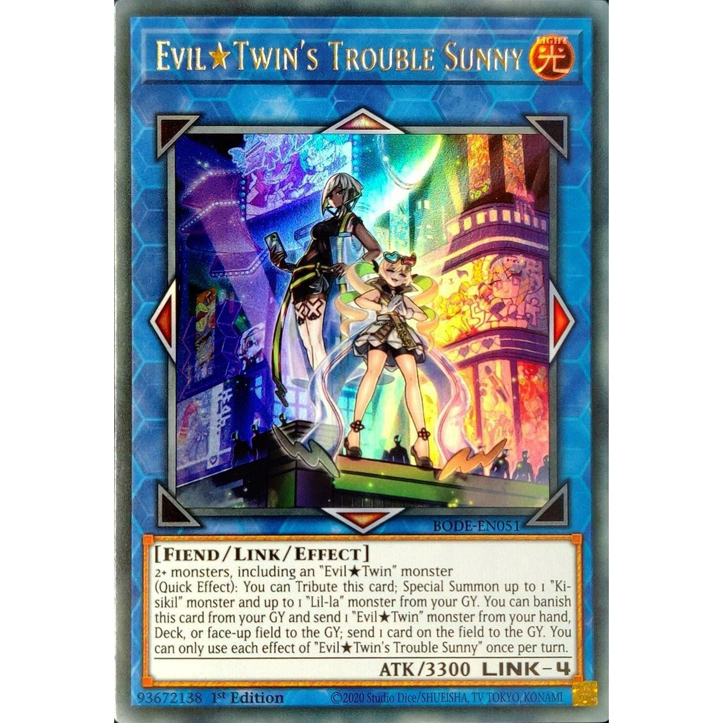 Image for Evil Twin's Trouble Sunny (BODE-EN051) (BODE) - YuGiOh