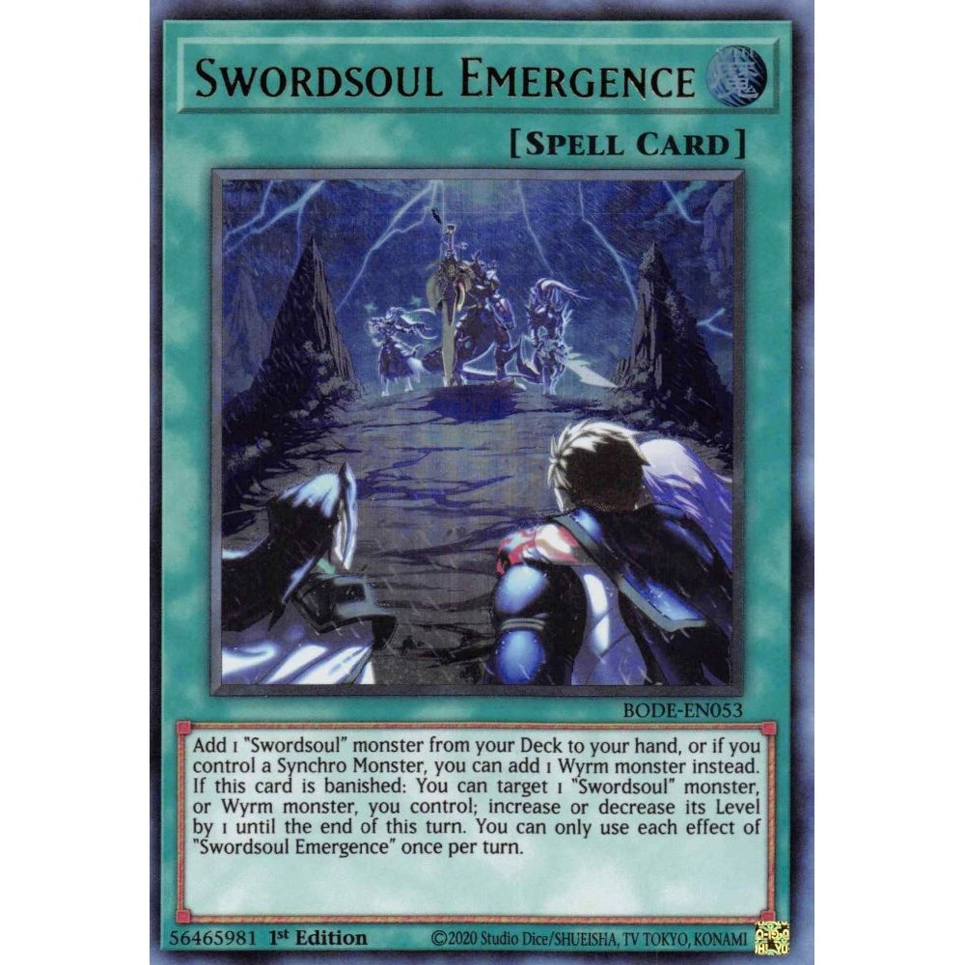 Image for Swordsoul Emergence (BODE-EN053) (BODE) - YuGiOh