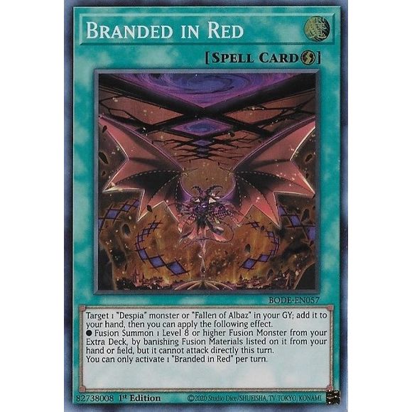 Image for Branded in Red (BODE-EN057) (BODE) - YuGiOh