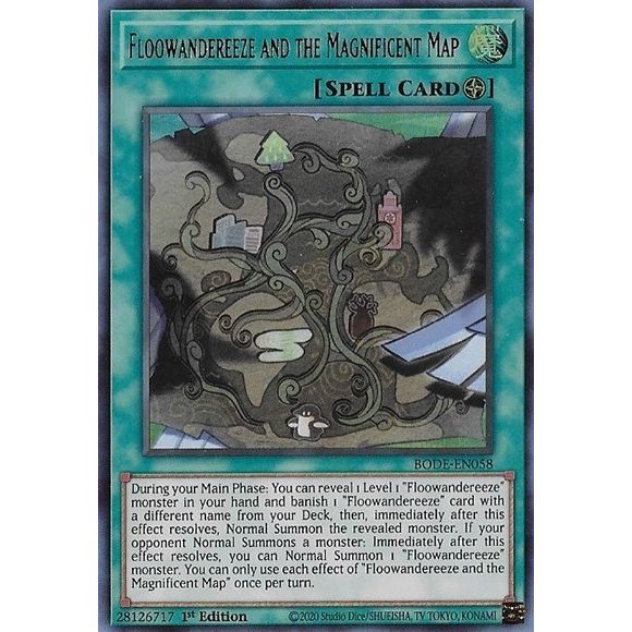 Image for Floowandereeze and the Magnificent Map (BODE-EN058) (BODE) - YuGiOh