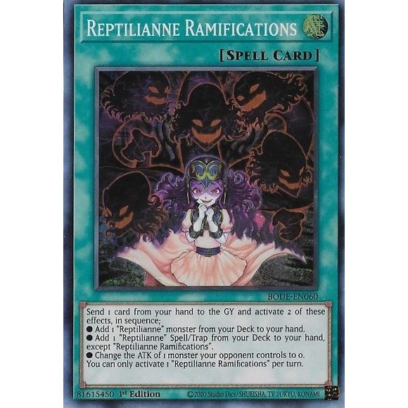 Image for Reptilianne Ramifications (BODE-EN060) (BODE) - YuGiOh