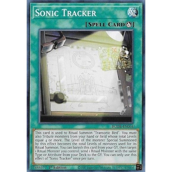 Image for Sonic Tracker (BODE-EN064) (BODE) - YuGiOh