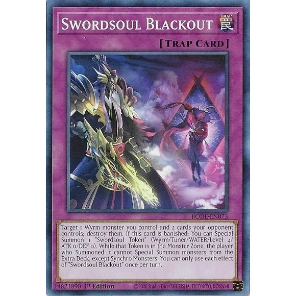 Image for Swordsoul Blackout (BODE-EN073) (BODE) - YuGiOh