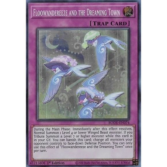 Image for Floowandereeze and the Dreaming Town (BODE-EN074) (BODE) - YuGiOh