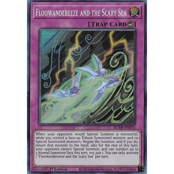Image for Floowandereeze and the Scary Sea (BODE-EN075) (BODE) - YuGiOh