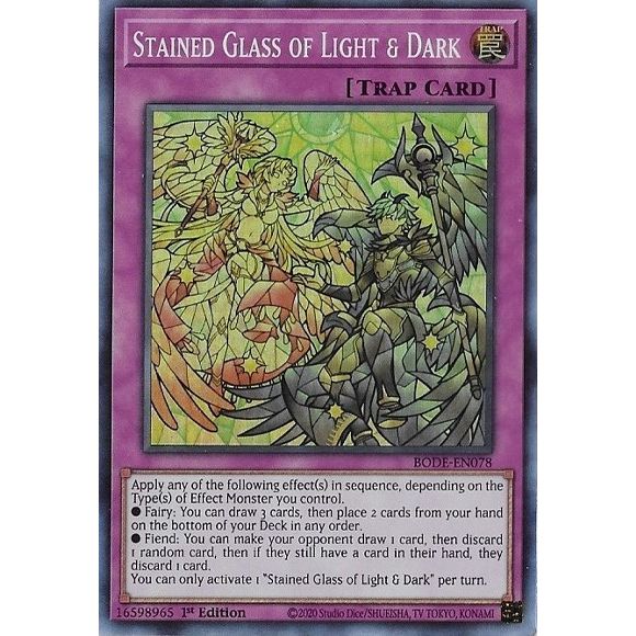 Image for Stained Glass of Light & Dark (BODE-EN078) (BODE) - YuGiOh