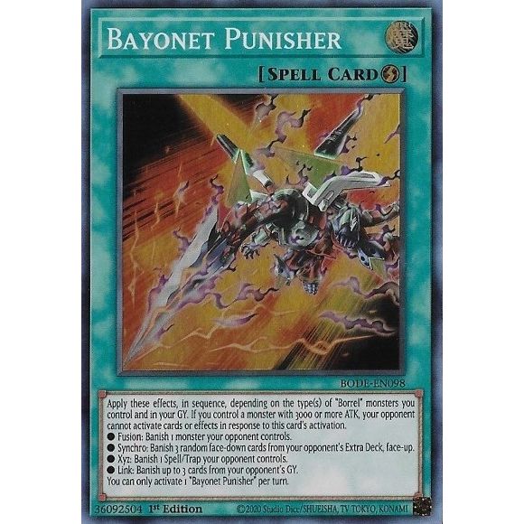 Image for Bayonet Punisher (BODE-EN098) (BODE) - YuGiOh