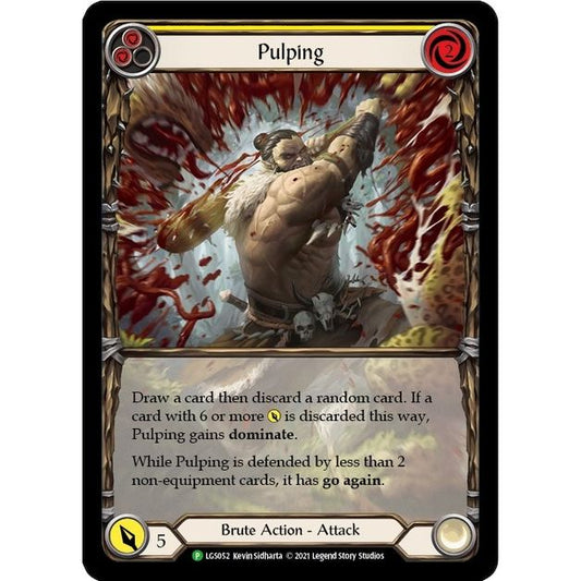 Image for Pulping (Yellow) - LGS052 (LGS052) (PR) - Flesh and Blood TCG