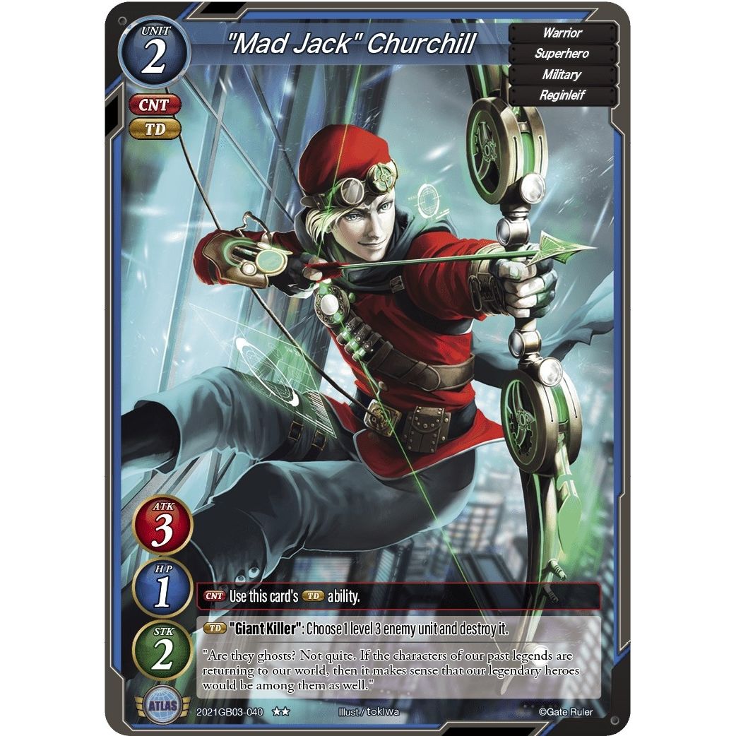 Image for "Mad Jack" Churchill (2021GB03-040) (GB03) - Gate Ruler