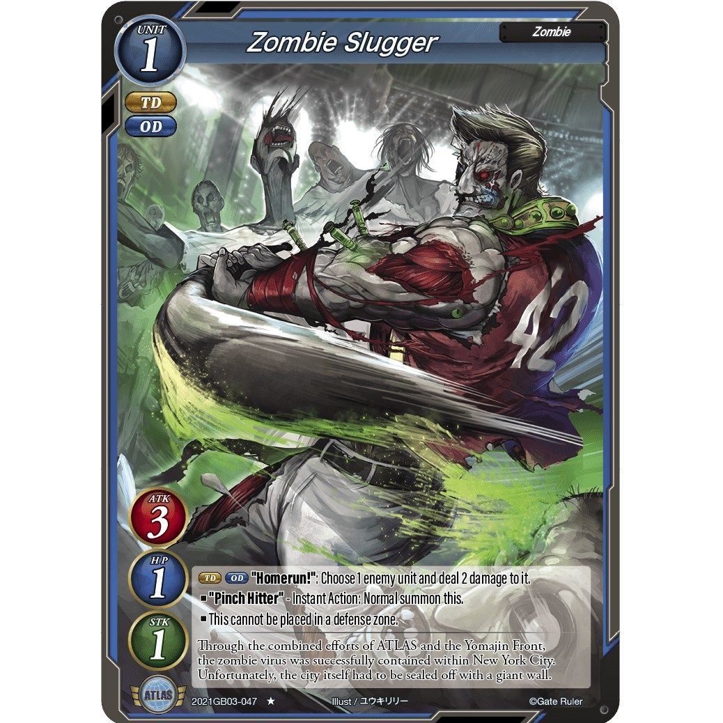 Image for Zombie Slugger (2021GB03-047) (GB03) - Gate Ruler