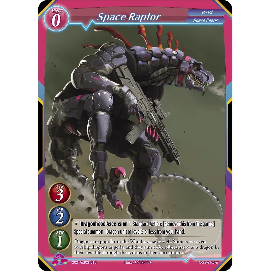 Image for Space Raptor (2021GS03-013) (S04) - Gate Ruler