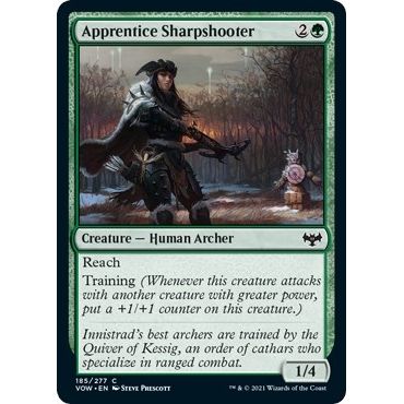 Image for Apprentice Sharpshooter (185) (VOW) - Magic: The Gathering