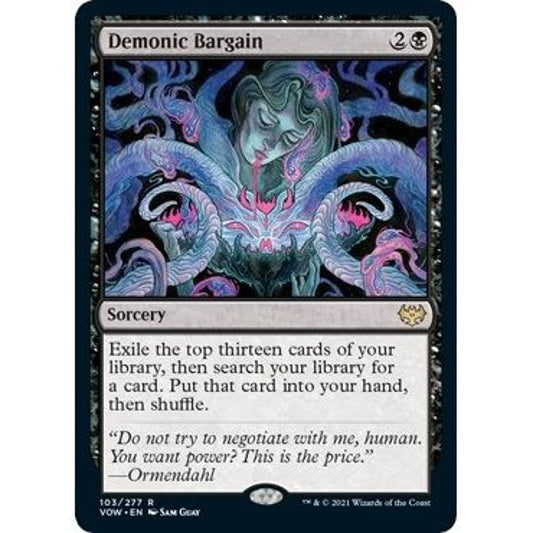 Image for Demonic Bargain (103) (VOW) - Magic: The Gathering