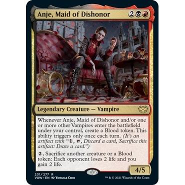 Image for Anje, Maid of Dishonor (231) (VOW) - Magic: The Gathering