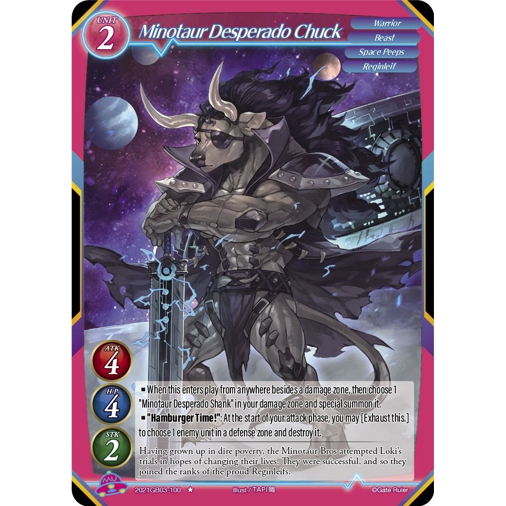 Image for Minotaur Desperado Chuck (2021GB03-100) (GB03) - Gate Ruler