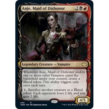 Image for Anje, Maid of Dishonor (Showcase) (309) (VOW) - Magic: The Gathering