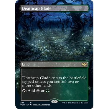 Image for Deathcap Glade (Borderless) (281) (VOW) - Magic: The Gathering