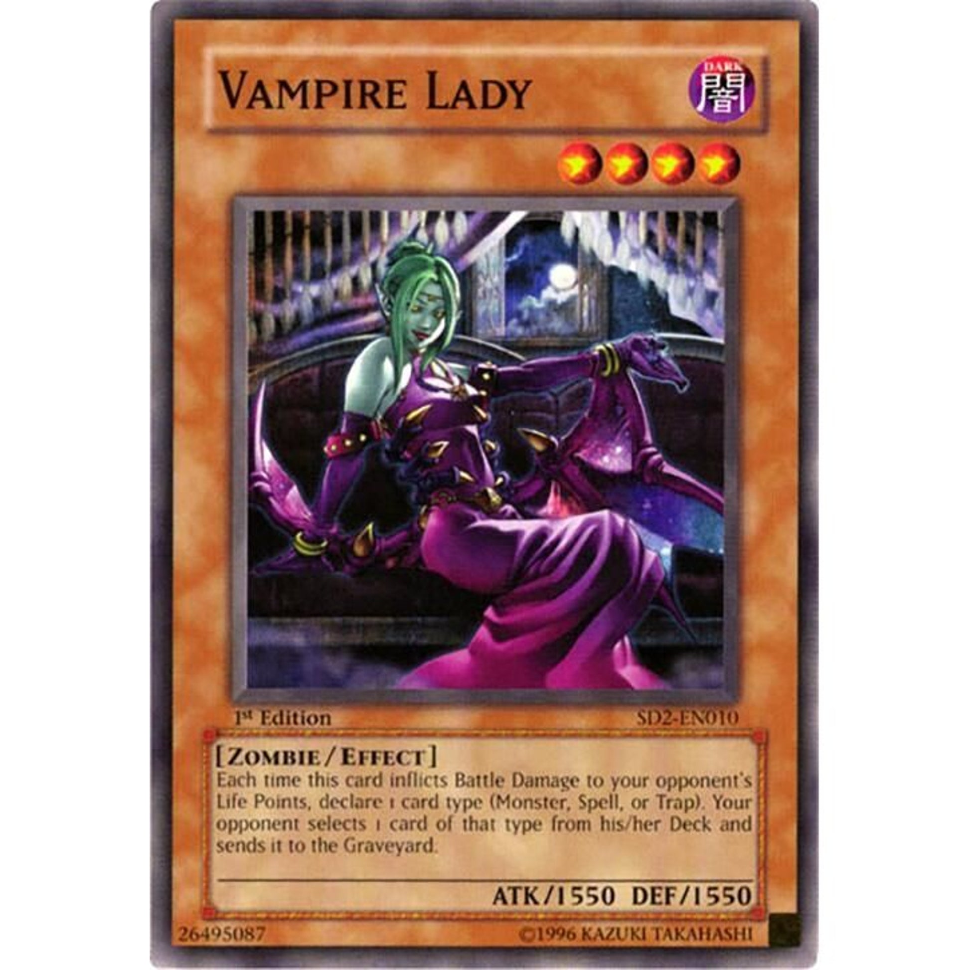 Image for Vampire Lady (SD2-EN010) (SD2) - YuGiOh