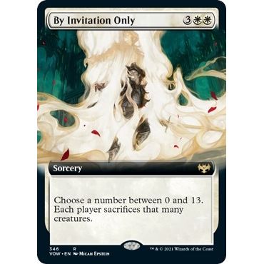 Image for By Invitation Only (Extended Art) (346) (VOW) - Magic: The Gathering
