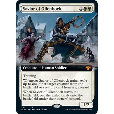 Image for Savior of Ollenbock (Extended Art) (352) (VOW) - Magic: The Gathering