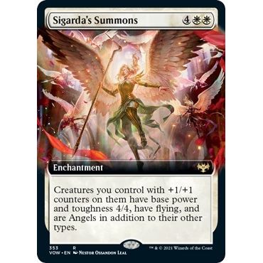 Image for Sigarda's Summons (Extended Art) (353) (VOW) - Magic: The Gathering
