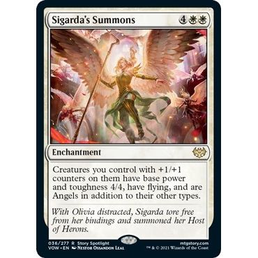 Image for Sigarda's Summons (36) (VOW) - Magic: The Gathering