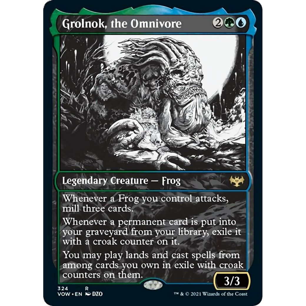 Image for Grolnok, the Omnivore (Showcase) (324) (VOW) - Magic: The Gathering