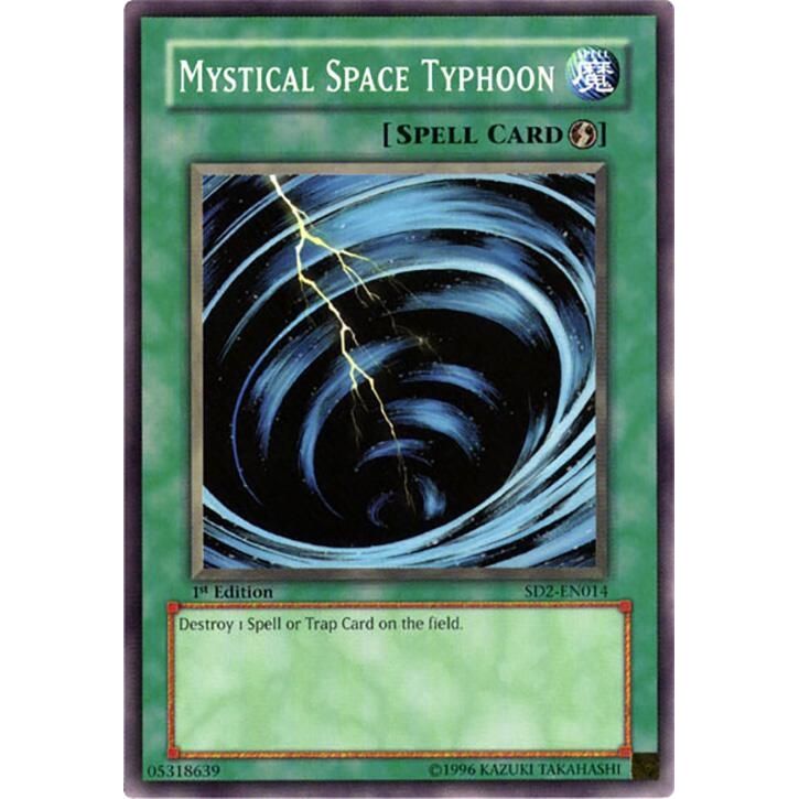 Image for Mystical Space Typhoon (SD2-EN014) (SD2) - YuGiOh