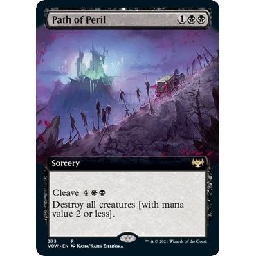 Image for Path of Peril (Extended Art) (373) (VOW) - Magic: The Gathering