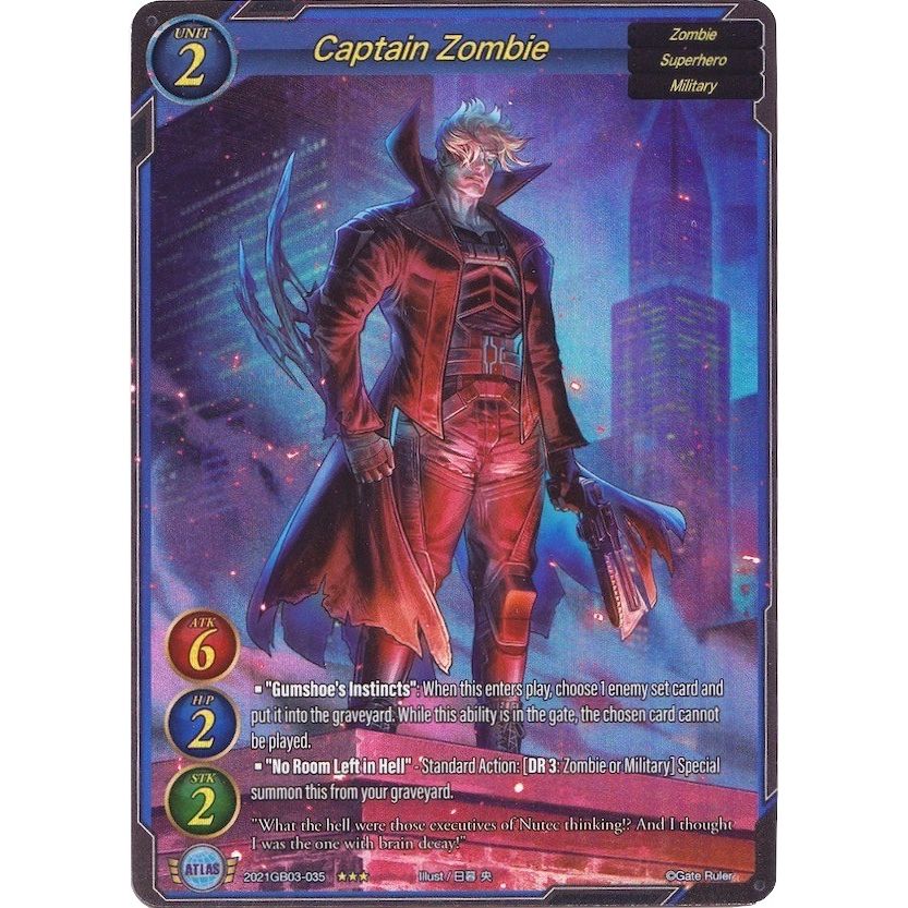 Image for Captain Zombie (Extended Art) (2021GB03-035) (GB03) - Gate Ruler