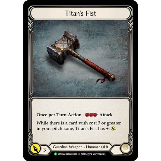 Image for Titan's Fist - LGS066 (LGS066) (PR) - Flesh and Blood TCG
