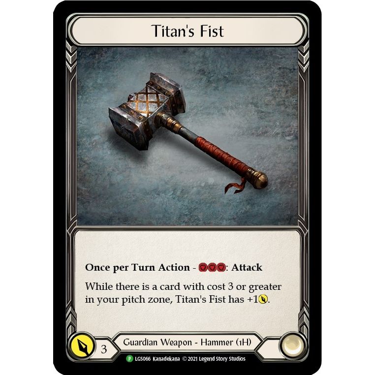 Image for Titan's Fist - LGS066 (LGS066) (PR) - Flesh and Blood TCG
