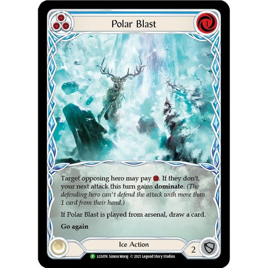 Image for Polar Blast (Blue) - LGS074 (LGS074) (PR) - Flesh and Blood TCG